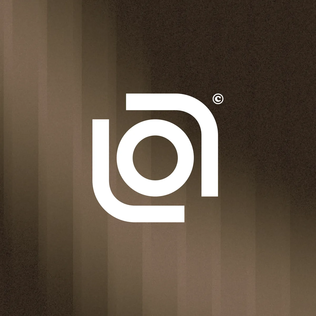 tanara logo on brown striped background