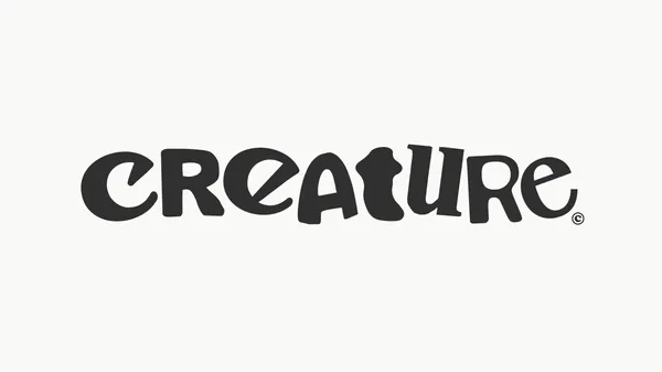 creature wordmark colorful
