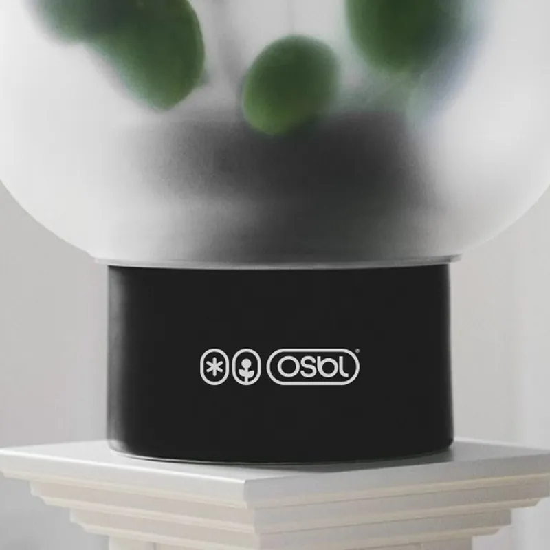 osbl logo on vase